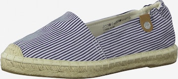 TAMARIS Espadrilles in Blue: front