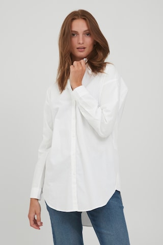 b.young Blouse 'BYGAMZE' in Wit: voorkant