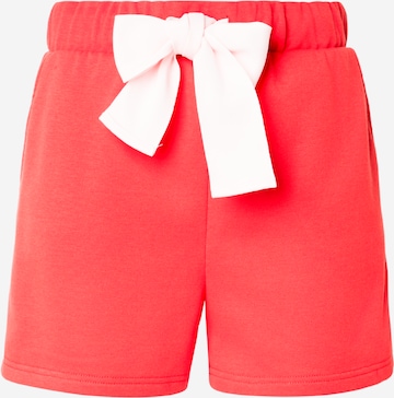 Pantalon 'PCCHILLI' PIECES en rouge : devant