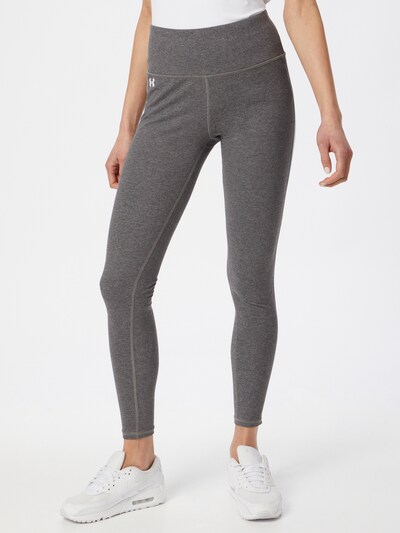 UNDER ARMOUR Sportovní kalhoty - šedý melír / bílá, Model/ka