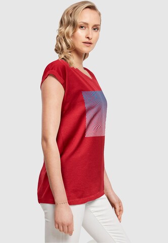 T-shirt 'Summer - Wavy' Merchcode en rouge