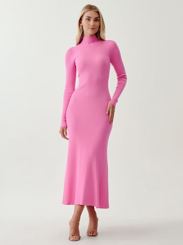 Tussah Kleid 'CHELSEA' in Pink: Vorderseite