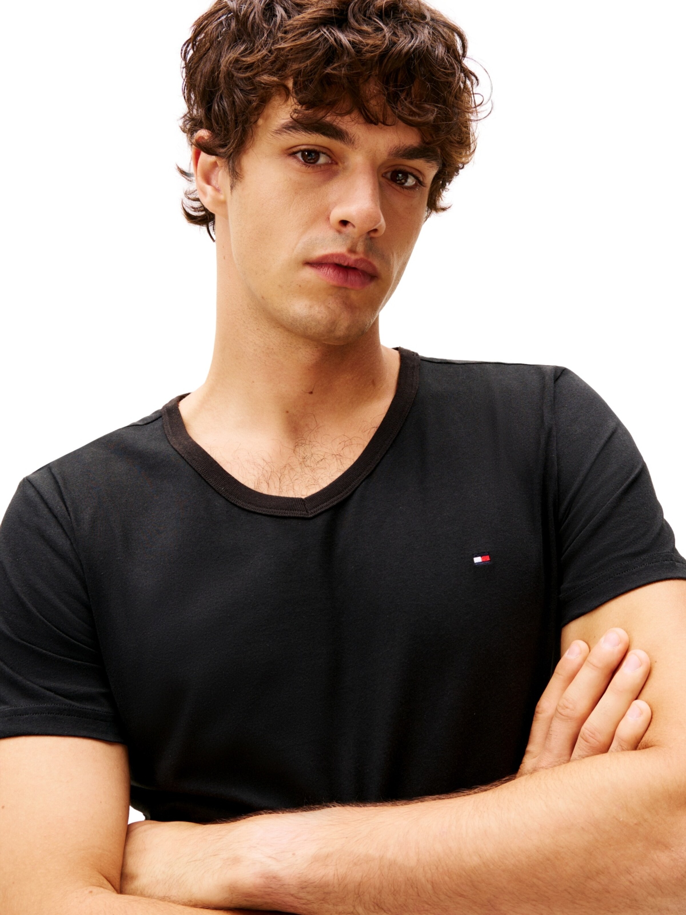 melns TOMMY HILFIGER T-Krekls