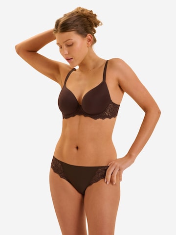 Simone Perele T-shirt Bra 'Caresse' in Brown