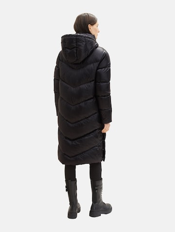 juoda TOM TAILOR Žieminis paltas