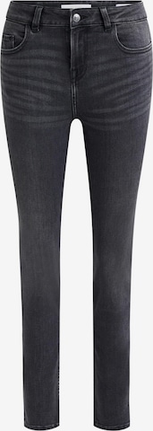 WE Fashion Skinny Jeans in Grey: front