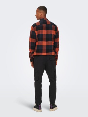 Only & Sons Tapered Hose 'Rod' in Schwarz