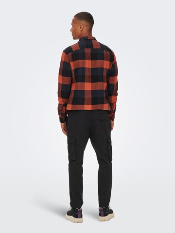 Only & Sons - Tapered Pantalón cargo 'Rod' en negro