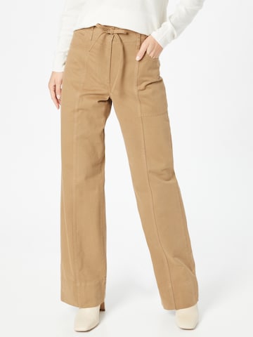 DAY BIRGER ET MIKKELSEN Loose fit Pants 'Chris' in Beige: front