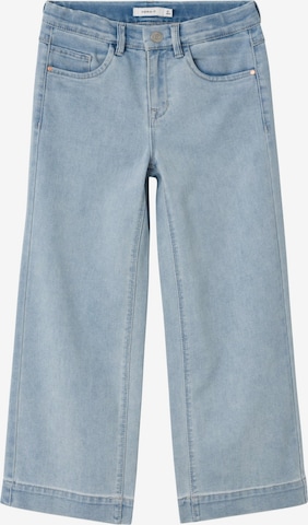 NAME IT - Perna larga Calças de ganga 'Rose' em azul: frente