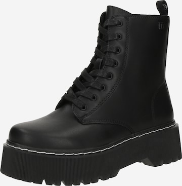 Stivaletto stringato 'STORMY X' di MTNG in nero: frontale