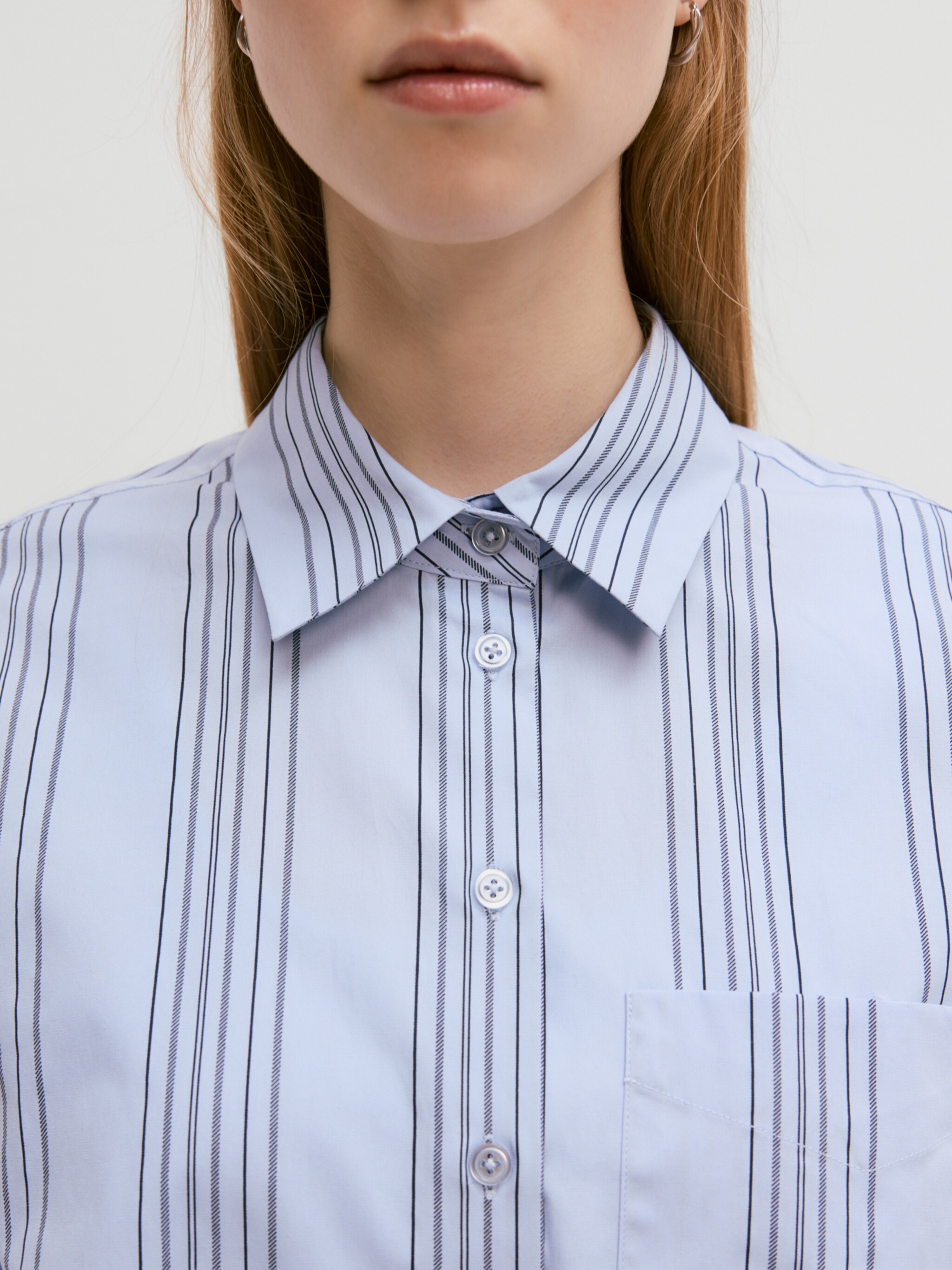 EDITED Producten Blouse 'Liza' Blauw