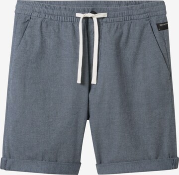 TOM TAILOR DENIM Regular Shorts in Blau: predná strana