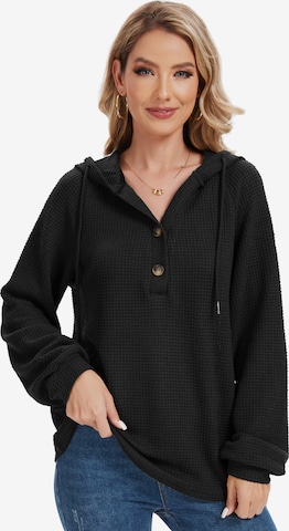 Pull-over MEETWEE en noir : devant