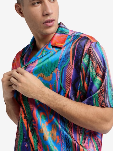 Carlo Colucci Comfort fit Overhemd ' DeManincor ' in Gemengde kleuren