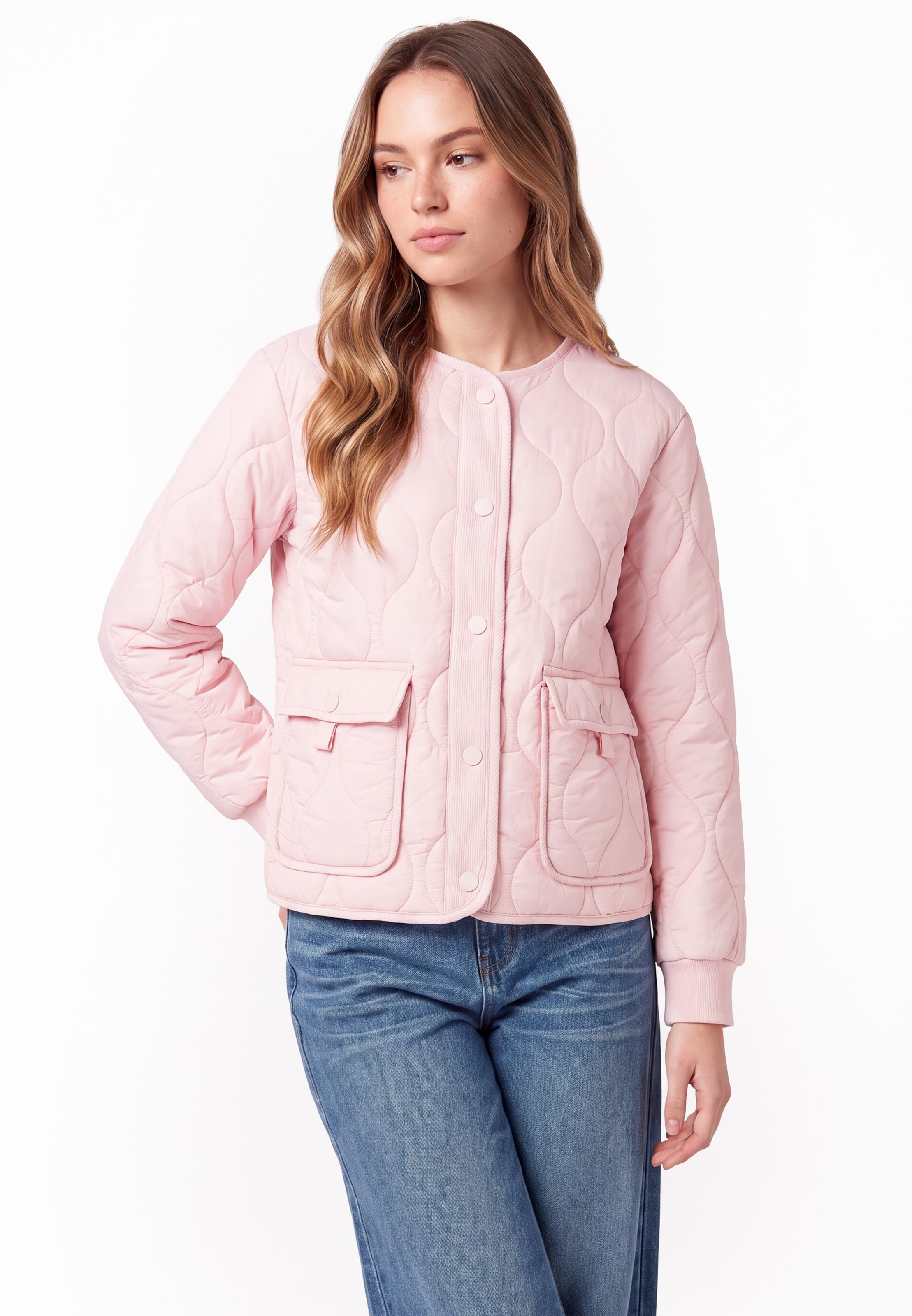 MYMO - Chaqueta de entretiempo en rosa: frente