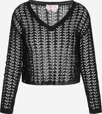 Pull-over 'Boho' IZIA en noir : devant