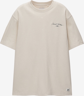 Pull&Bear T-Shirt in Weiß: predná strana