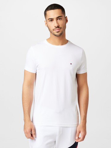 T-Shirt TOMMY HILFIGER en blanc : devant