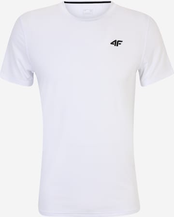 4F Performance Shirt in White: front