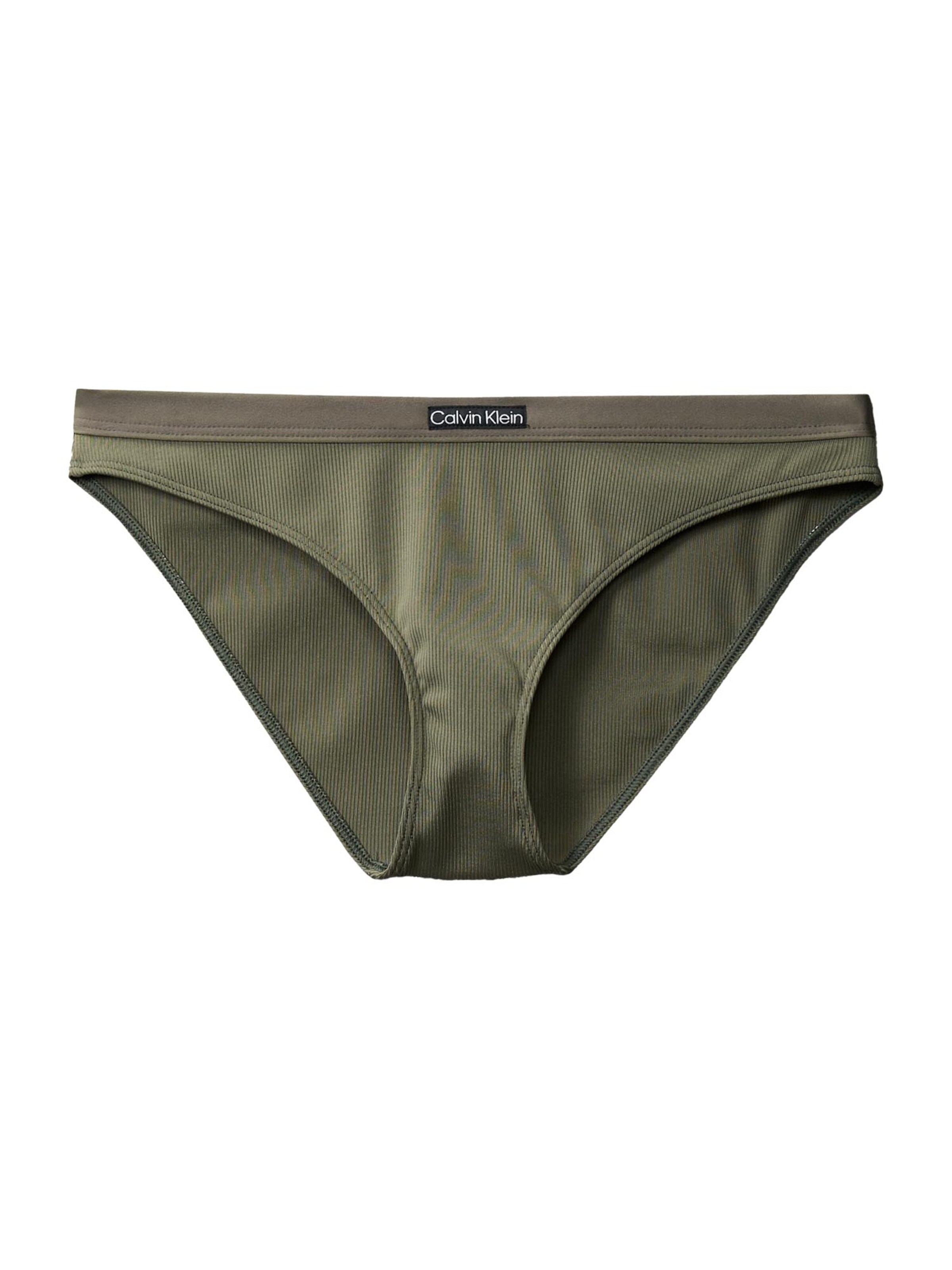 Calvin Klein Swimwear Bikinibroek in Groen: voorkant