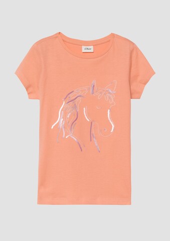 T-Shirt s.Oliver en orange