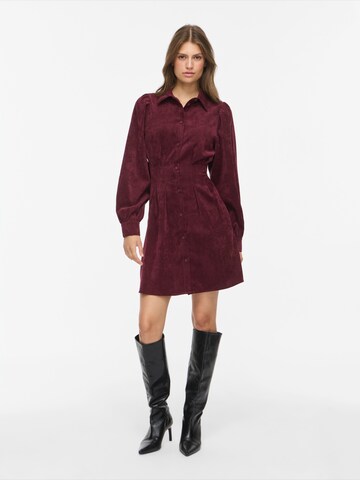 VILA Shirt dress 'VICORDU' in Red