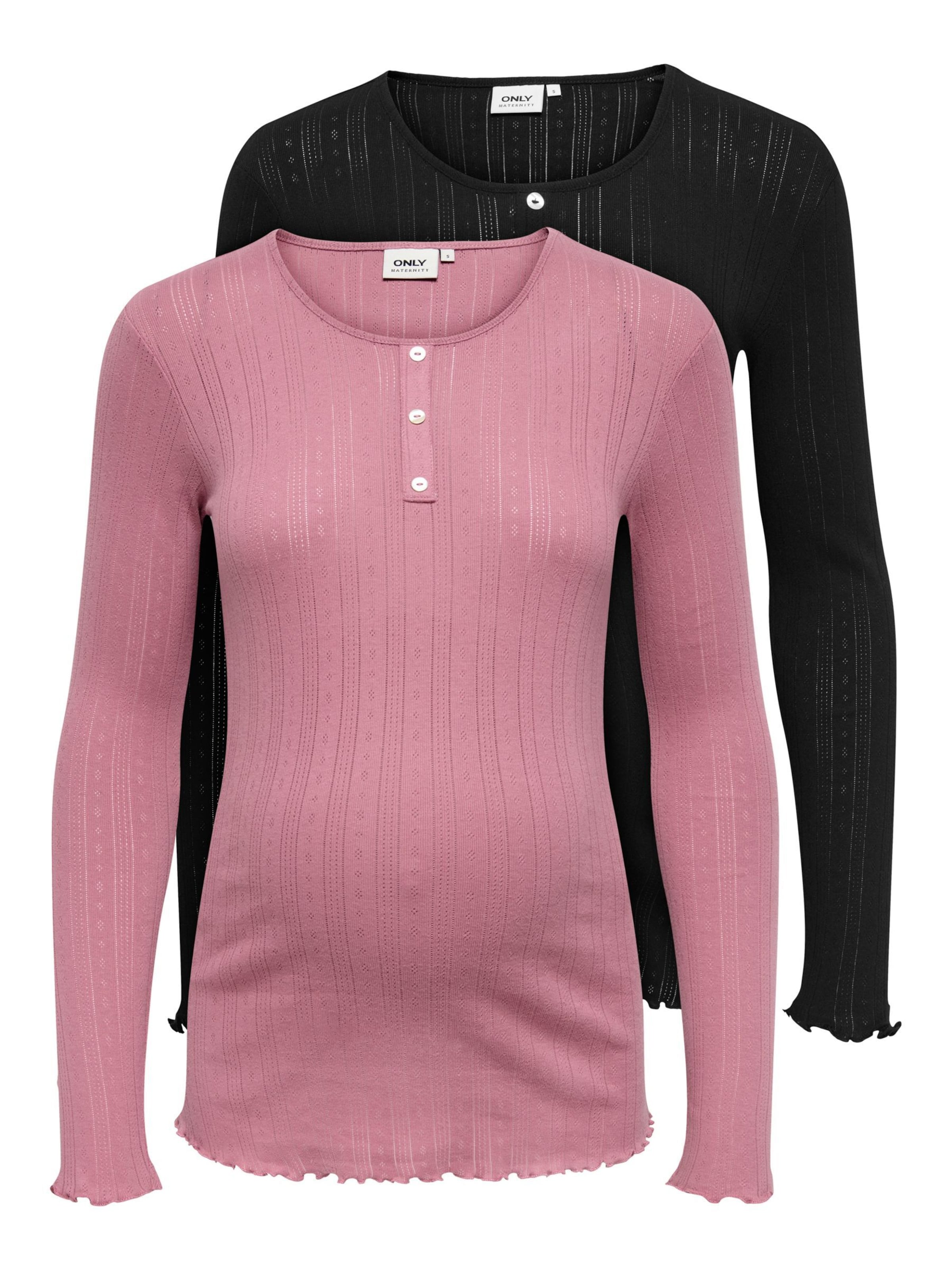Only Maternity - Camiseta 'OLMVista' en rojo