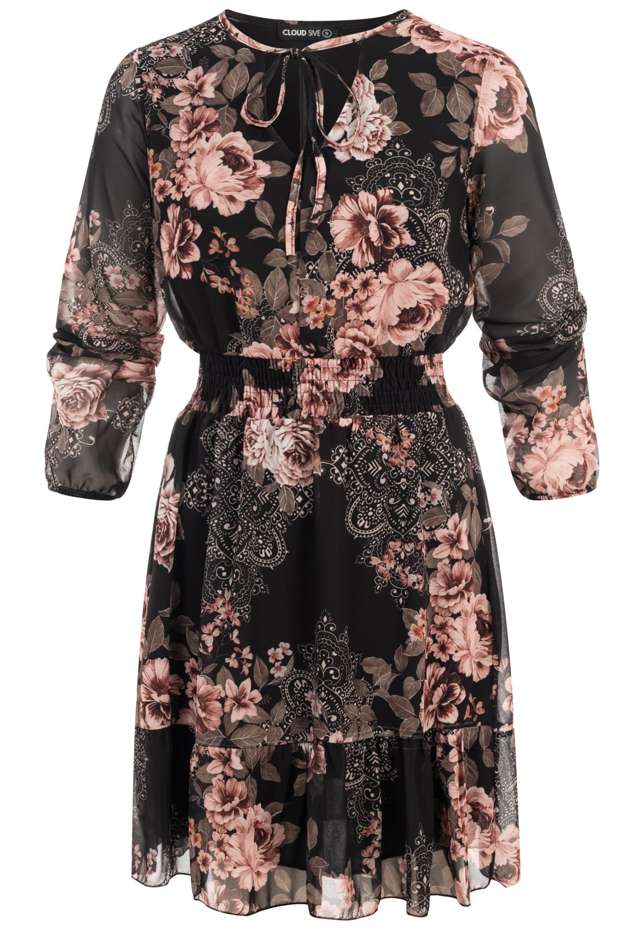 Cloud5ive - Vestido em preto: frente
