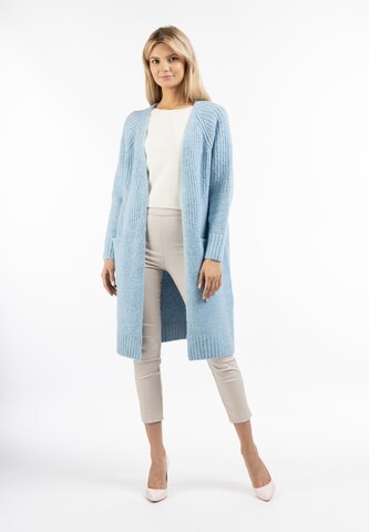 usha WHITE LABEL Knit cardigan in Blue