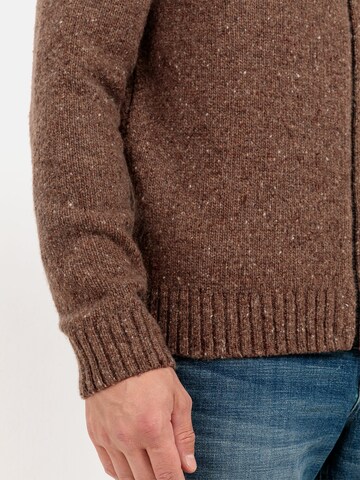 CAMEL ACTIVE Knit Cardigan in Brown