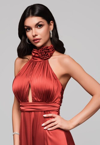 Ombre Evening dress in Orange