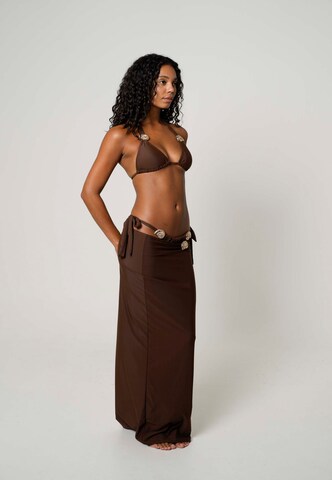 Moda Minx Skirt 'Nautilius Shell' in Brown