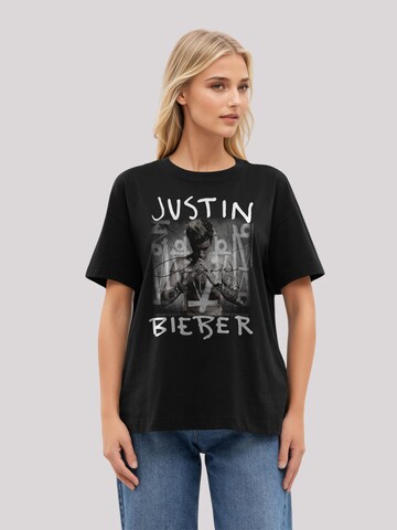 F4NT4STIC Shirt in Zwart: voorkant