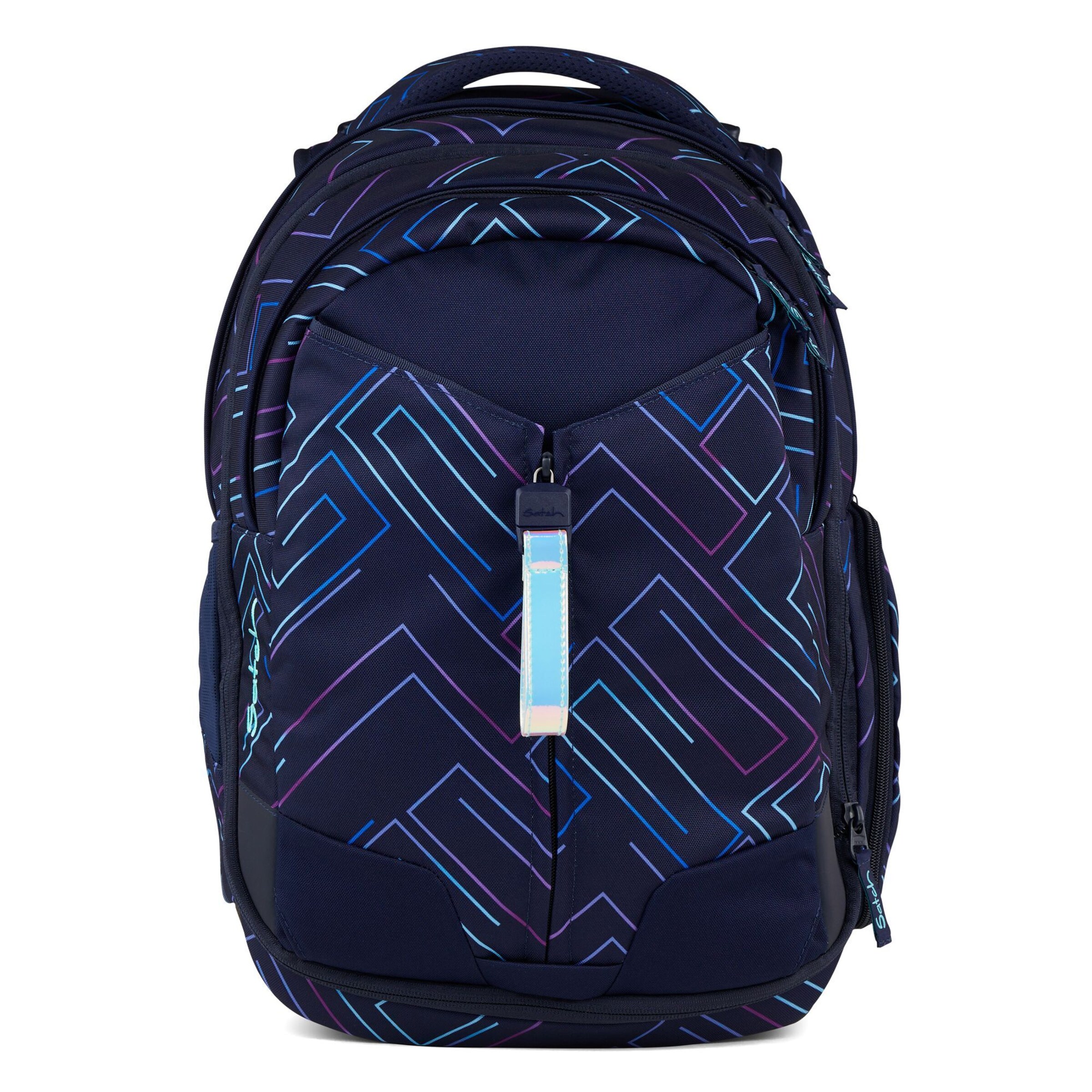 Satch Backpack 'Match' in Blue: front