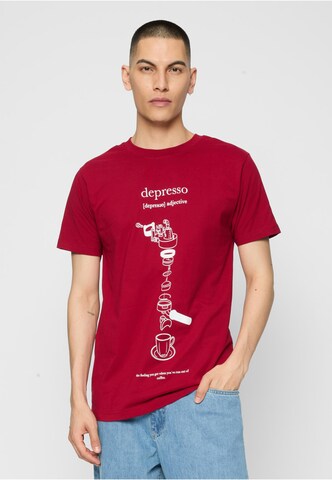 T-Shirt 'Depresso' MT Men en rouge : devant
