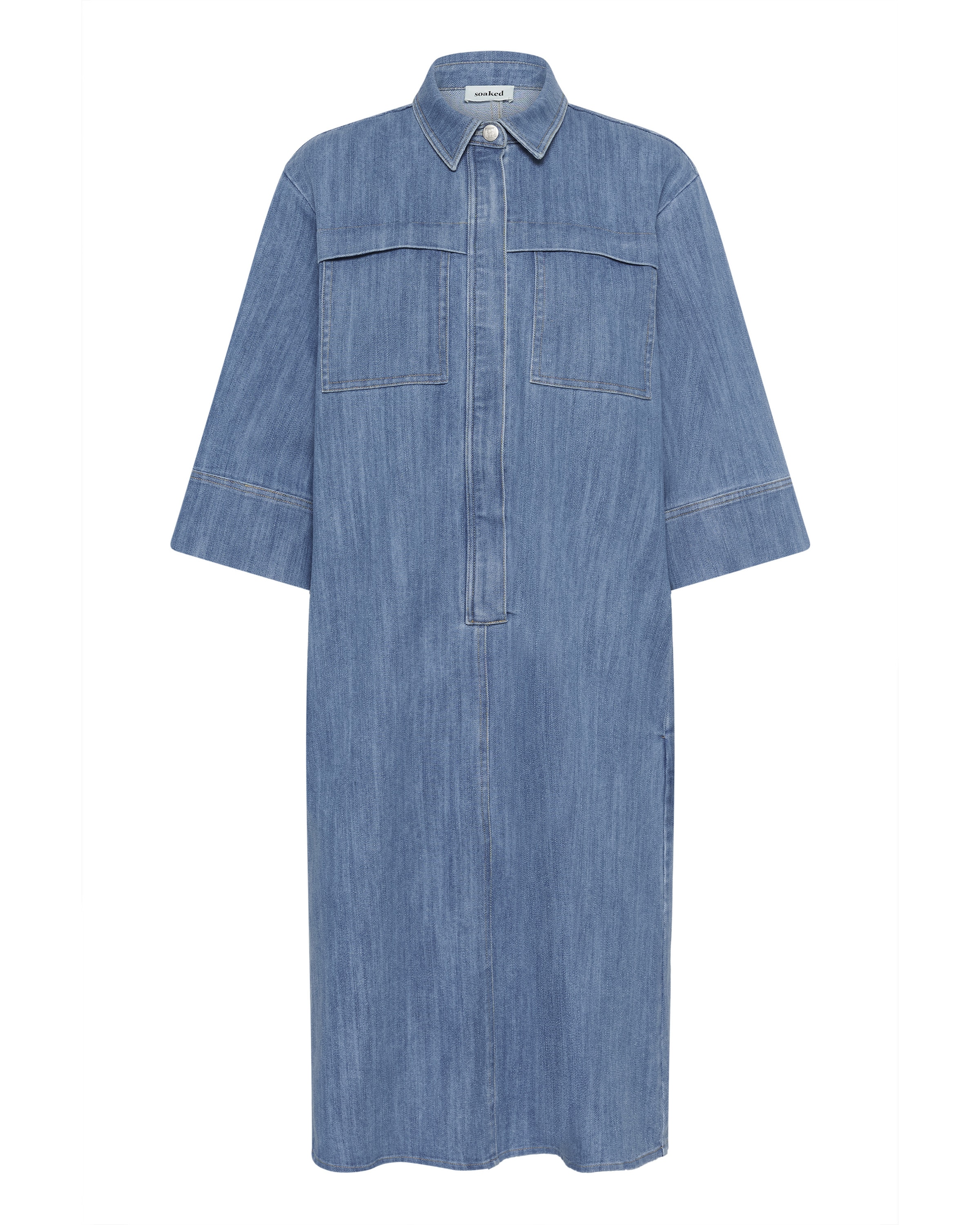 SOAKED IN LUXURY Shirt Dress 'SLNinnie' in Blue denim, Item view