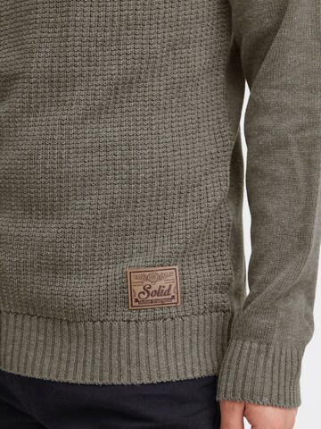 !Solid - Pullover 'Tommy' em cinzento
