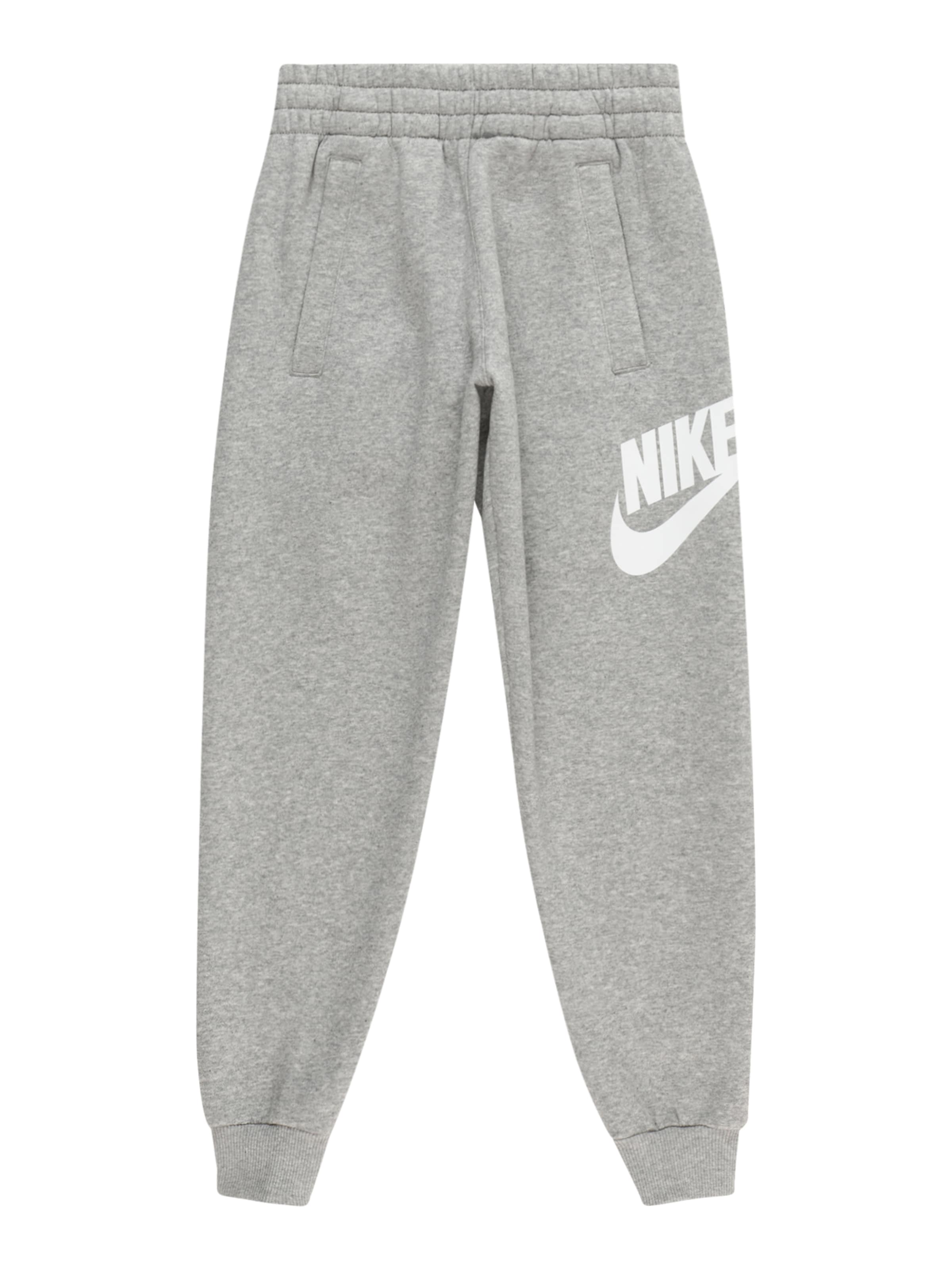 Nike Sportswear - Tapered Pantalón 'Club Fleece' en gris: frente