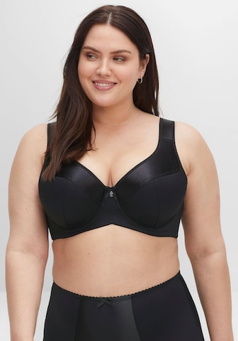 SHEEGO T-shirt Bra in Black