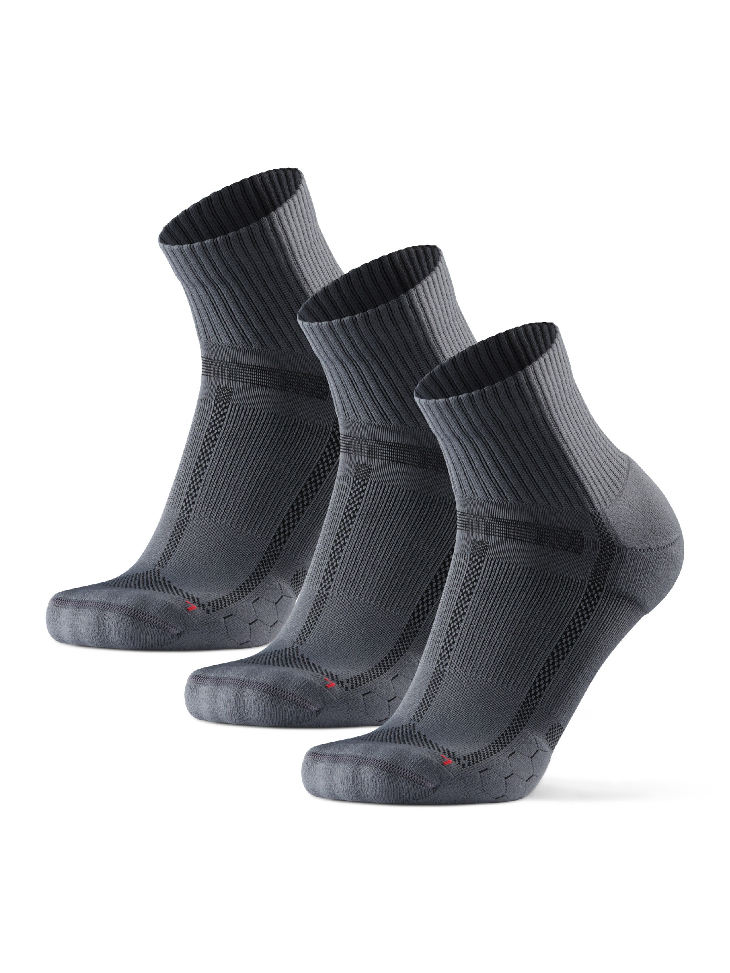 DANISH ENDURANCE Sports socks 'Long Distance' in Grey: front