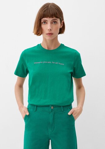 s.Oliver T-Shirt in Grün: Vorderseite