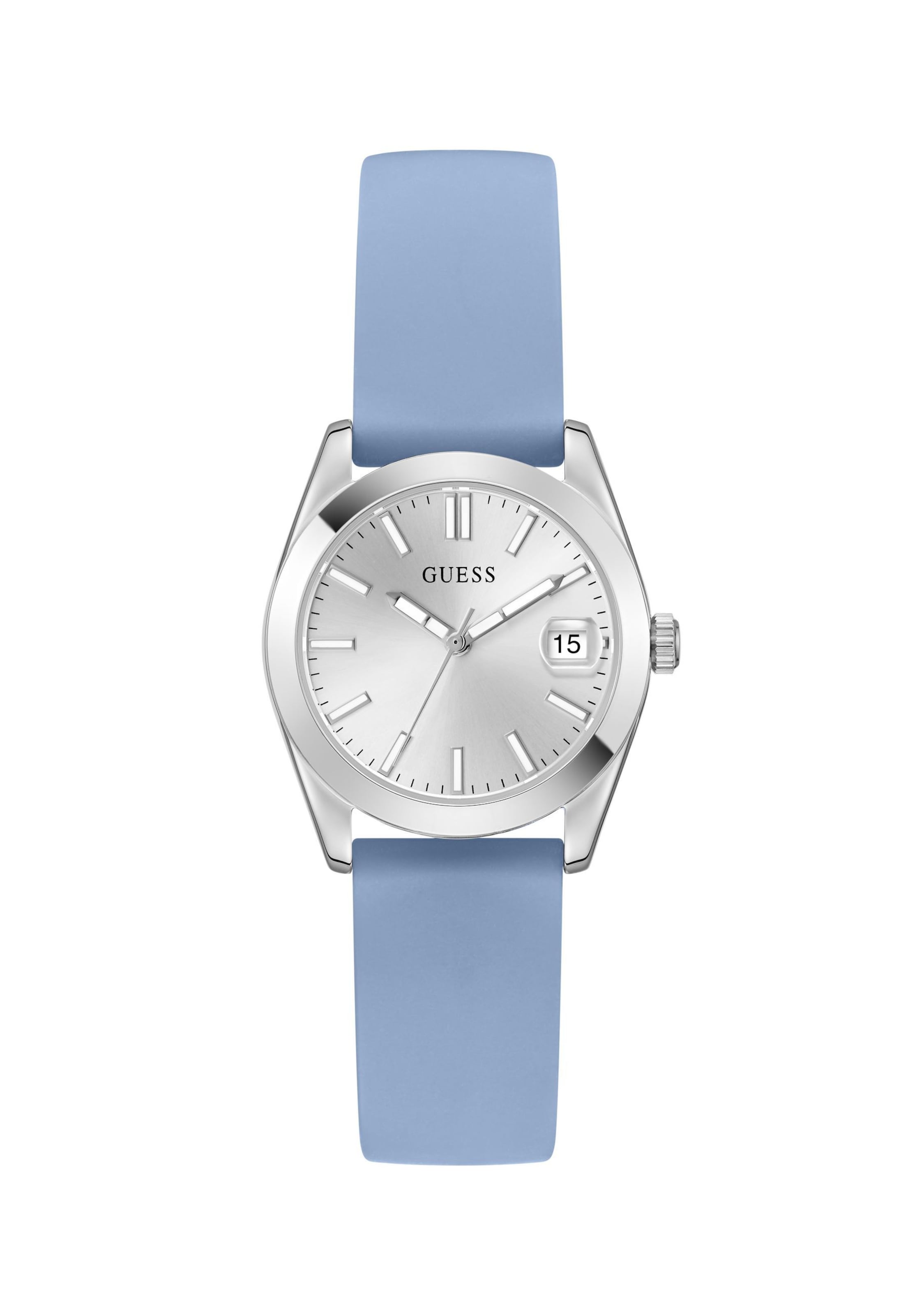 GUESS Analoguhr 'Alice' in Blau: Vorderseite