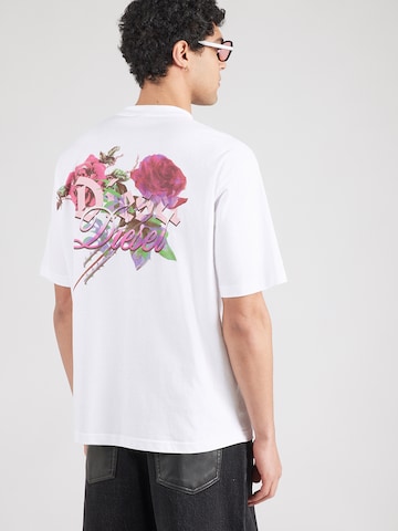 balts DIESEL T-Krekls 'T-BOGGY-V4': no priekšpuses