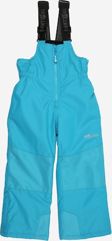 mėlyna TROLLKIDS Laisvas Sportinės kelnės 'Nordkapp': priekis