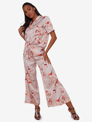 Chi Chi London Pajama in Pink: front