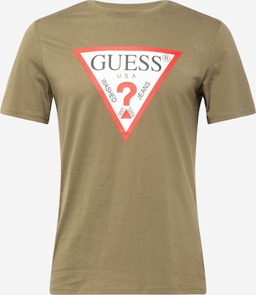 GUESS Футболка в Зеленый: спереди