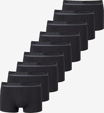 uncover by SCHIESSER Boxer shorts 'Basic' in Black: front