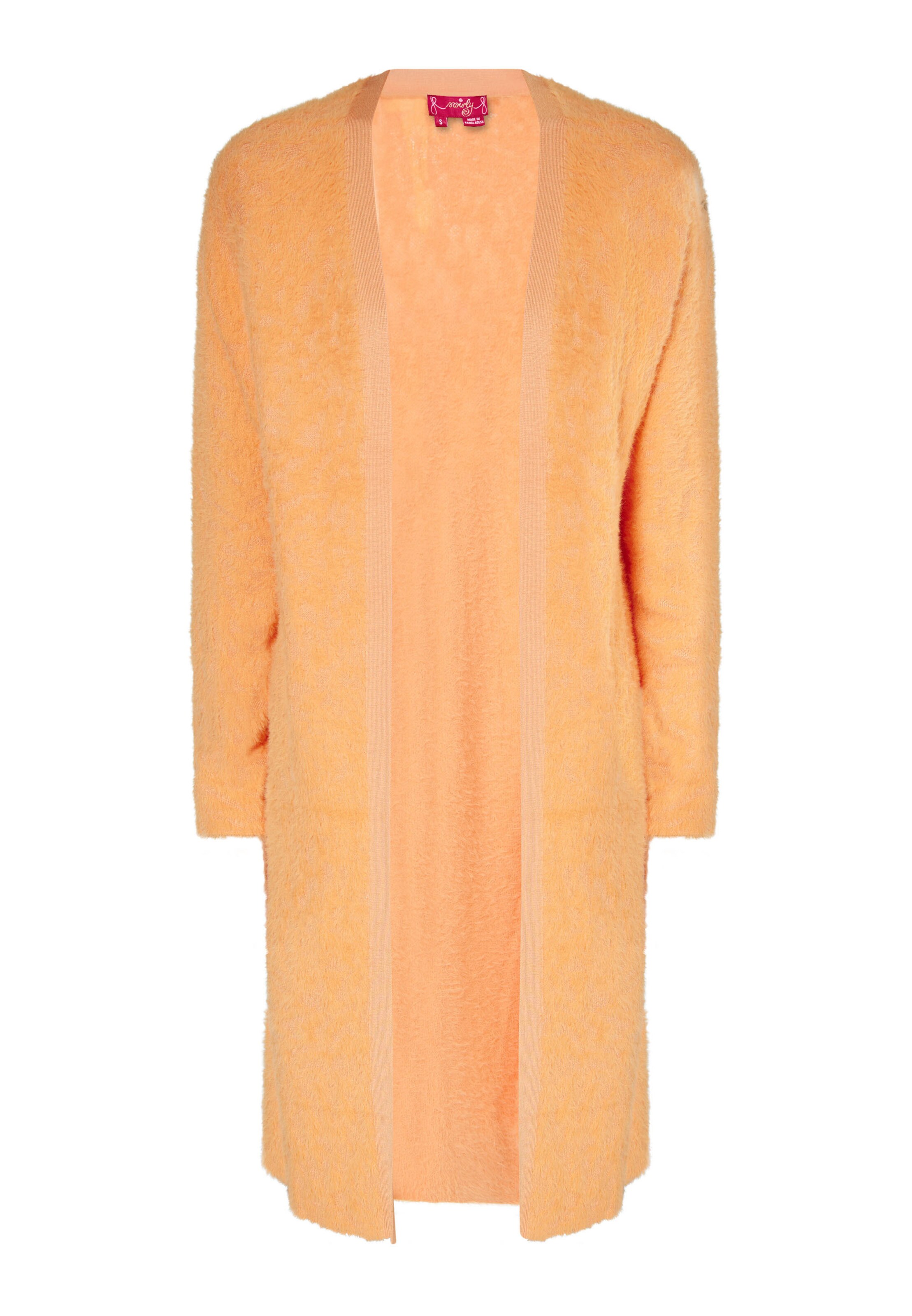 swirly Kardigán - Oranžová: predná strana