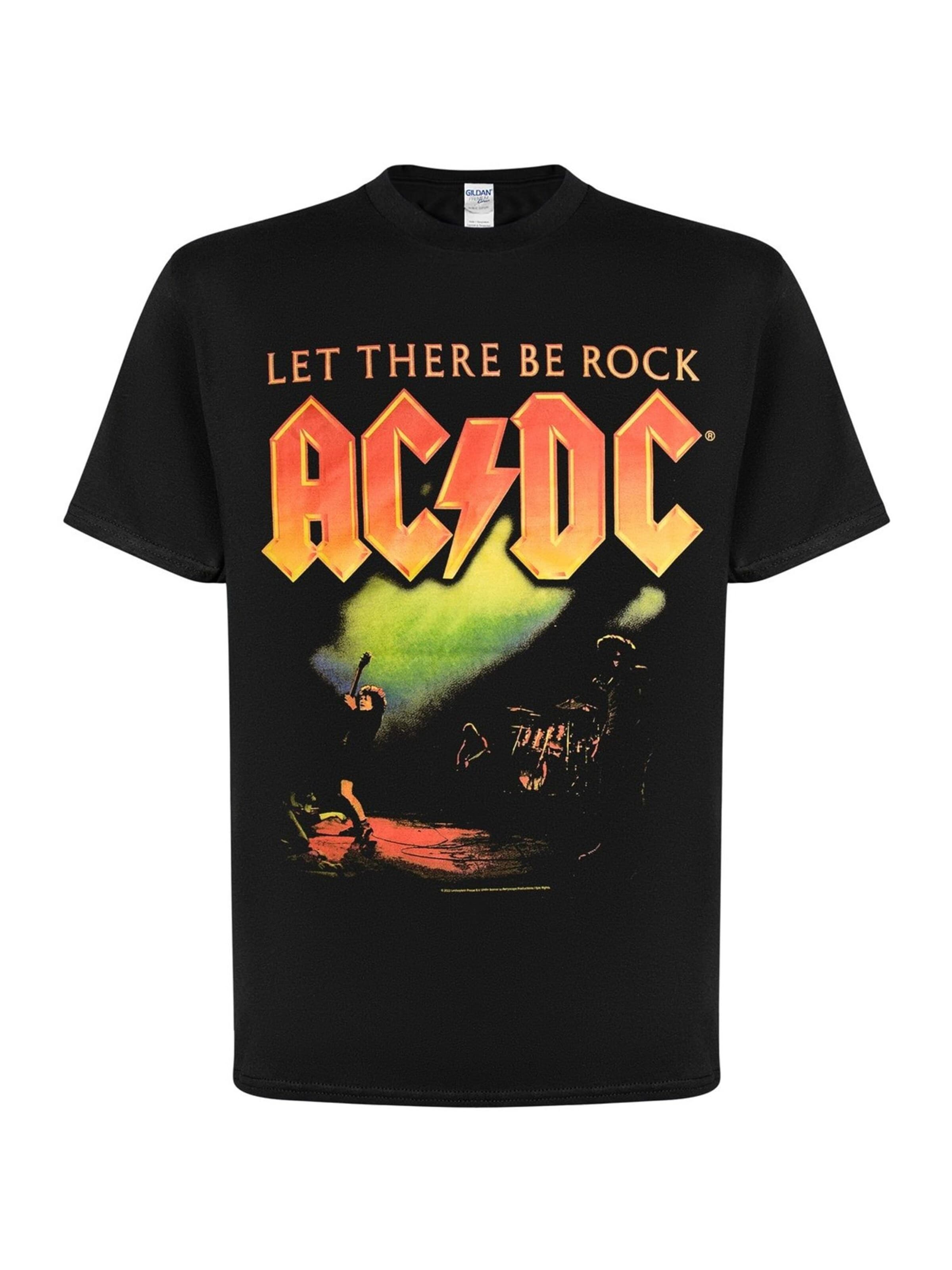 AC/DC - Camiseta 'AC/DC - Let there be rock    Kinder t-shirt' en negro: frente